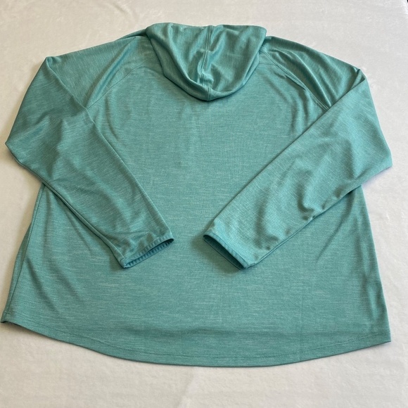 Z by Zella Men's Perform Lite Half-Zip Hoodie, Teal Meadow, XXL NWT - Picture 7 of 14